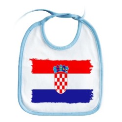 BABERO COLORES bandera croacia pais gobierno croata personalizado bebe