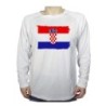 CAMISETA MANGA LARGA bandera croacia pais gobierno croata personalizada