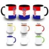 TAZA COLORES bandera croacia pais gobierno croata color personalizada