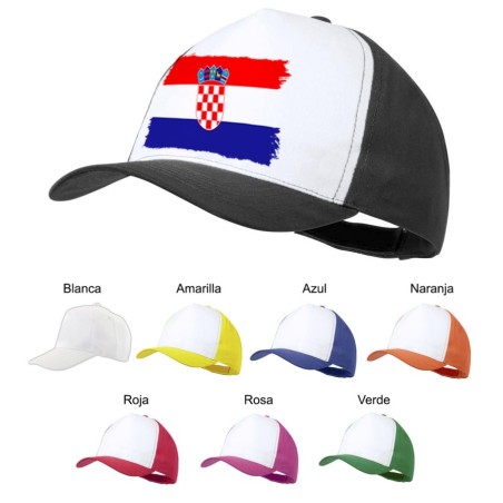 GORRA COLORES bandera croacia pais gobierno croata color personalizada