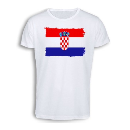 CAMISETA TACTO ALGODÓN bandera croacia pais gobierno croata cómoda personalizada