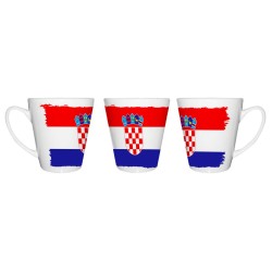 TAZA CÓNICA bandera croacia...