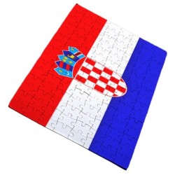 PUZZLE DE TAMAÑO Y PIEZAS A ELEGIR bandera croacia pais gobierno croata rompecabezas educativo puzle