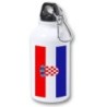 BIDON 400ML METALICO bandera croacia pais gobierno croata para viaje y deporte