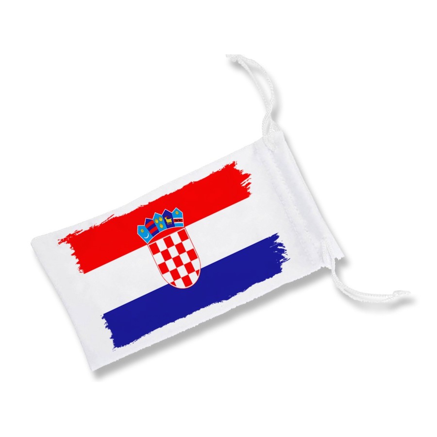 FUNDA BOLSA MULTIUSOS bandera croacia pais gobierno croata gafas dados rol personalizada color