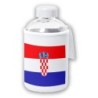 BIDON CRISTAL CON FUNDA SOFT SHELL bandera croacia pais gobierno croata tapon seguridad botella