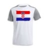 CAMISETA DISEÑO BICOLOR bandera croacia pais gobierno croata personalizada