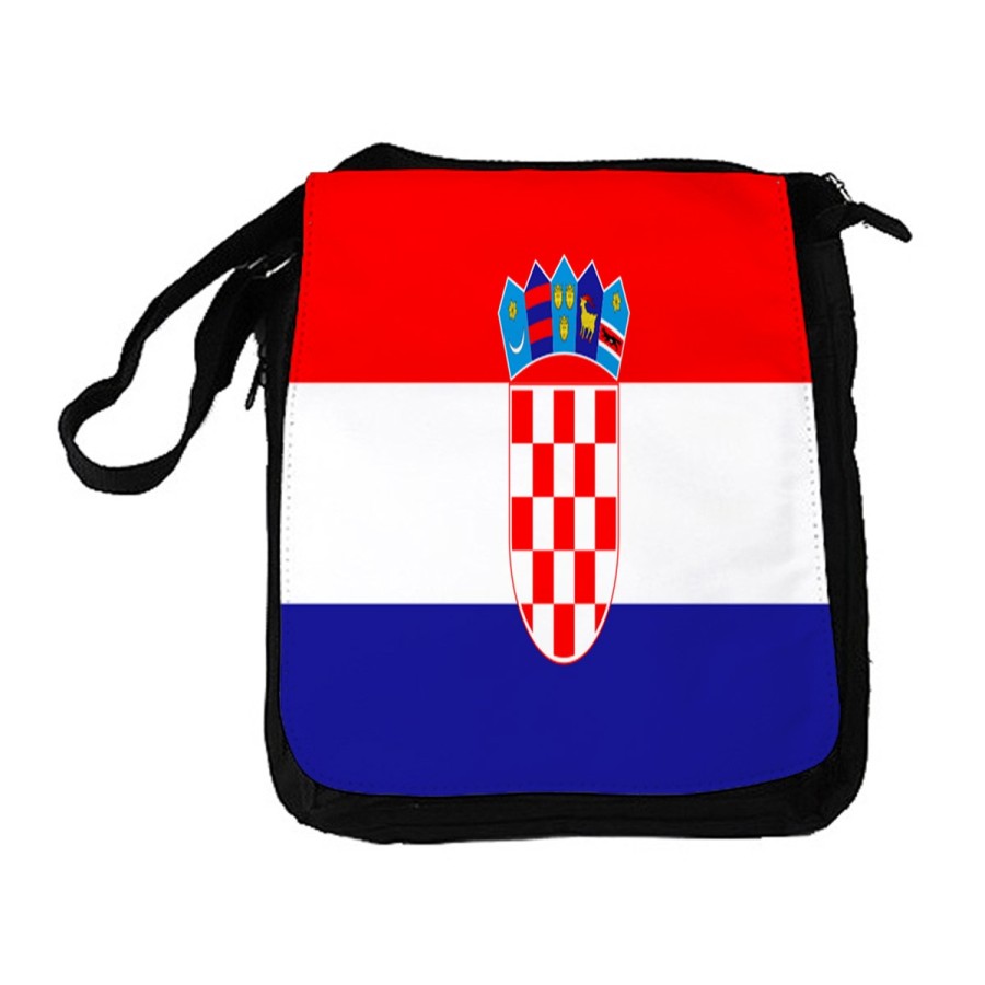 BANDOLERA REPORTERO MEDIANA BOLSO bandera croacia pais gobierno croata bolsa mochila hombro