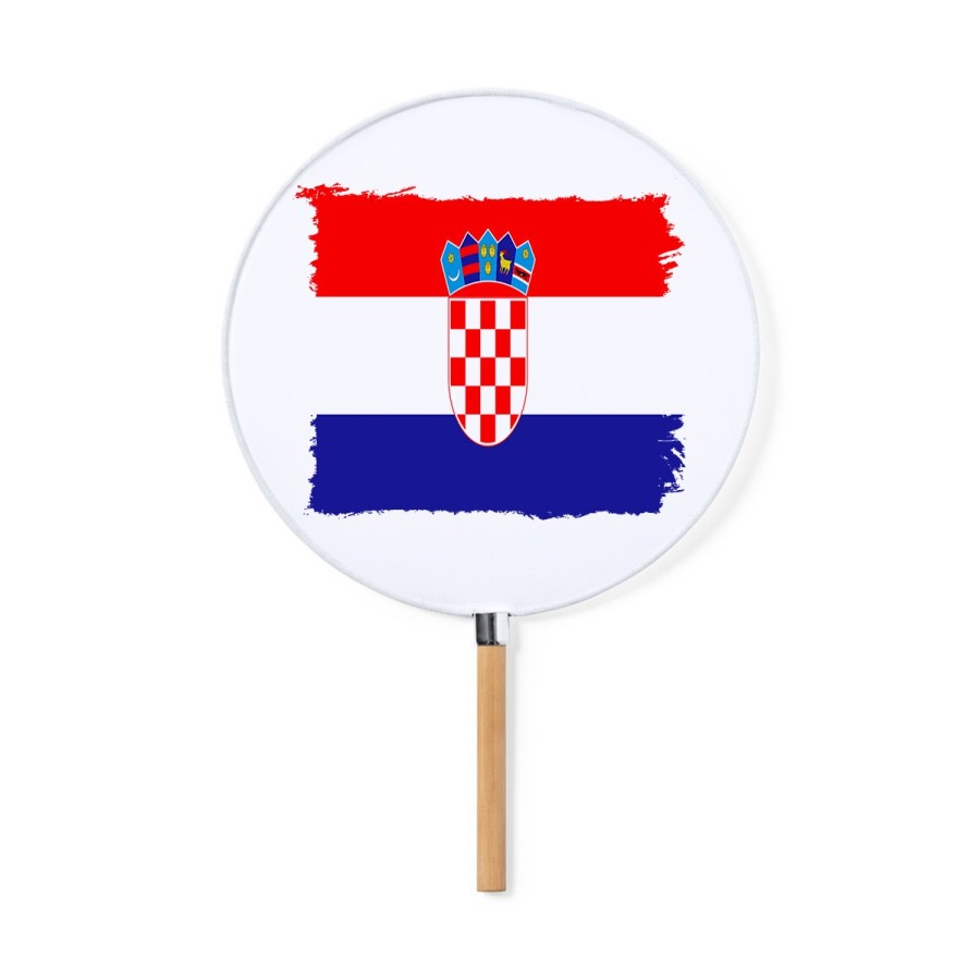 ABANICO ESTILO PAI PAI bandera croacia pais gobierno croata moda primavera verano elegante