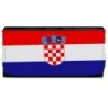 BILLETERA BILLETERO bandera croacia pais gobierno croata mujer señora negro monedero