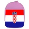 MOCHILA ROSA bandera croacia pais gobierno croata escolar personalizado picnic excursión deporte