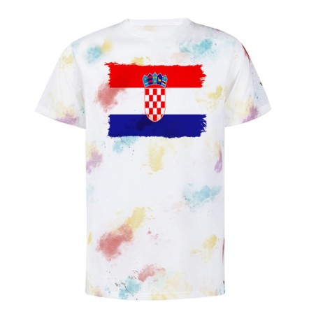 CAMISETA MARCAS COLORES bandera croacia pais gobierno croata personalizada