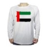 CAMISETA MANGA LARGA bandera emiratos arabes unidos pais oriente personalizada