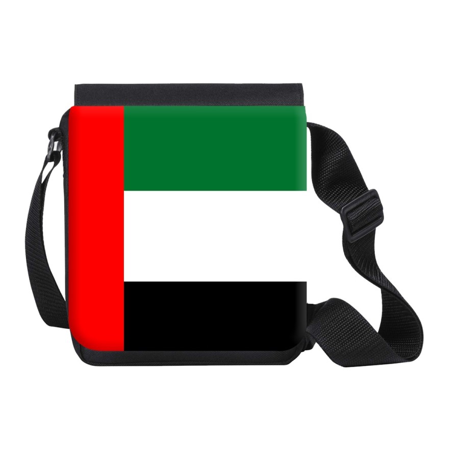 BANDOLERA PEQUEÑA bandera emiratos arabes unidos pais oriente bolso personalizada