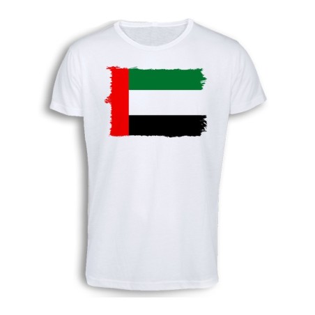 CAMISETA TACTO ALGODÓN bandera emiratos arabes unidos pais oriente cómoda personalizada