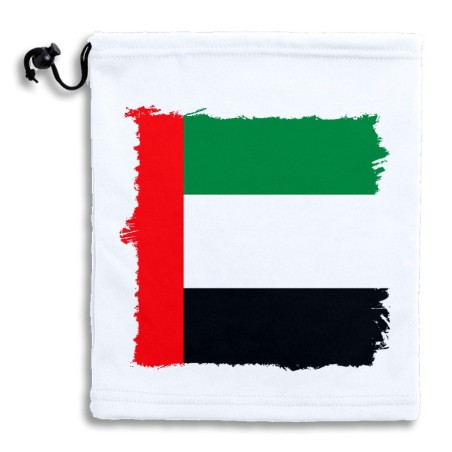 BRAGA GORRO POLAR AJUSTABLE bandera emiratos arabes unidos pais oriente POLIESTER INVIERNO PERSONALIZADA