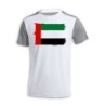 CAMISETA DISEÑO BICOLOR bandera emiratos arabes unidos pais oriente personalizada