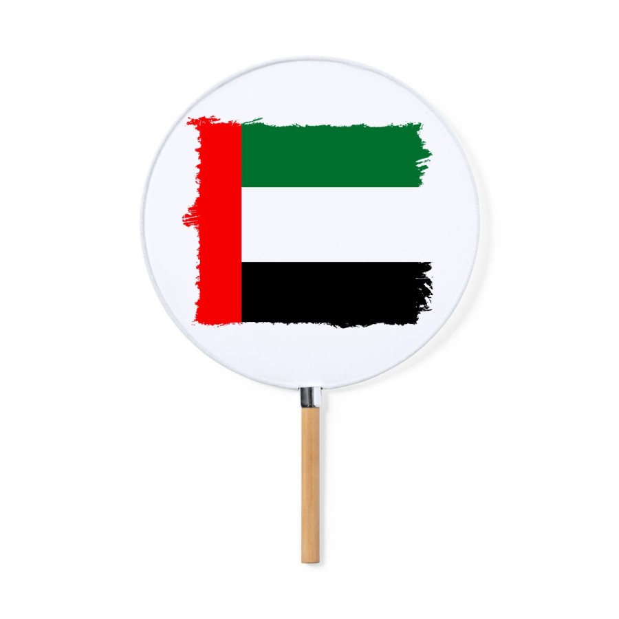 ABANICO ESTILO PAI PAI bandera emiratos arabes unidos pais oriente moda primavera verano elegante