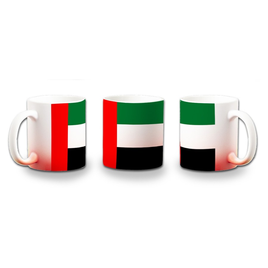 TAZA CON DEGRADADO bandera emiratos arabes unidos pais oriente color personalizada