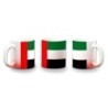 TAZA CON DEGRADADO bandera emiratos arabes unidos pais oriente color personalizada