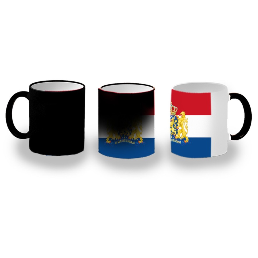 TAZA MÁGICA bandera holanda paises bajos gobierno holandes personalizada