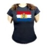 CAMISETA NEGRA MUJER bandera holanda paises bajos gobierno holandes oferta personalizada