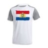 CAMISETA DISEÑO BICOLOR bandera holanda paises bajos gobierno holandes personalizada