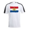 CAMISETA TÉCNICA FRANJA MANGAS NEGRA bandera holanda paises bajos gobierno holandes personalizada