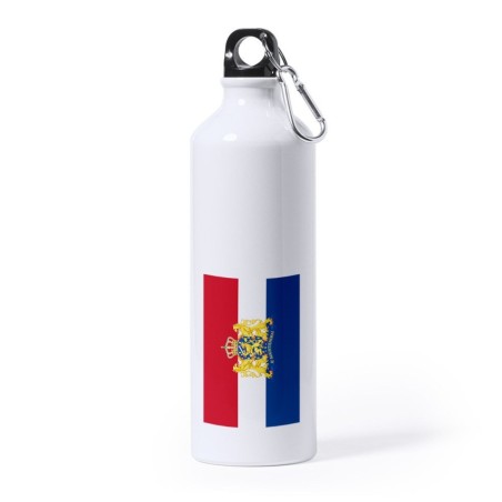 BIDON GRANDE 800 ML ACERO INOXIDABLE bandera holanda paises bajos gobierno holandes deporte deportivo mosqueton botella