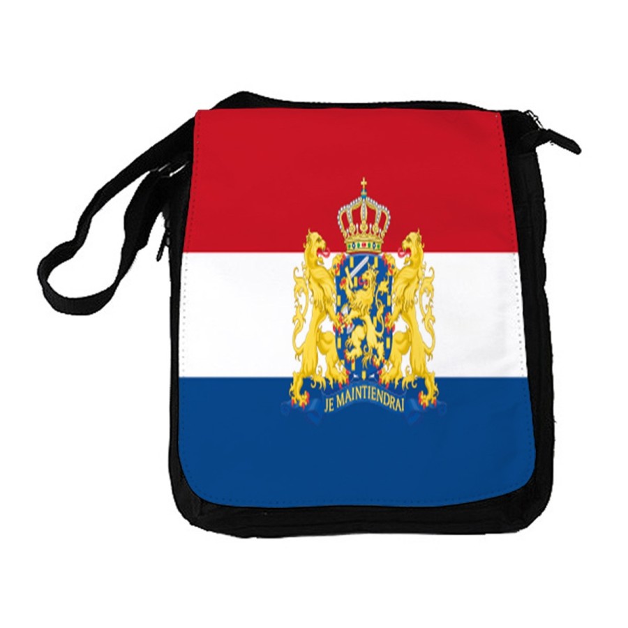 BANDOLERA REPORTERO MEDIANA BOLSO bandera holanda paises bajos gobierno holandes bolsa mochila hombro