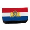 ESTUCHE NECESER DE LONA bandera holanda paises bajos gobierno holandes unisex negro bolsa aseo multiusos