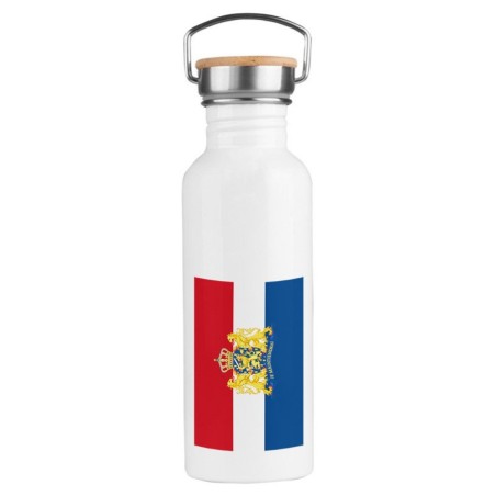 BIDON 750 ML ACERO INOXIDABLE ESTILO RETRO bandera holanda paises bajos gobierno holandes deporte deportivo botella