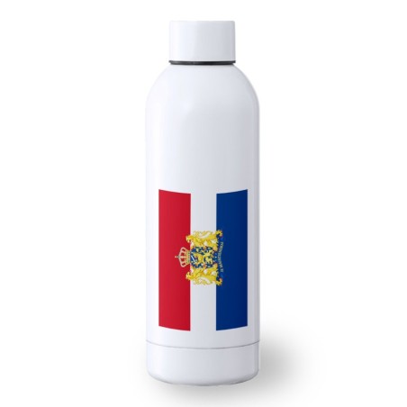 BIDON 500 ML ACERO INOXIDABLE bandera holanda paises bajos gobierno holandes deporte deportivo botella senderismo