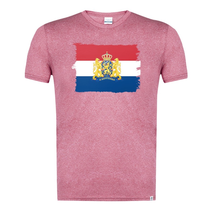 CAMISETA ROJA MEZCLA bandera holanda paises bajos gobierno holandes moda verano tshirt