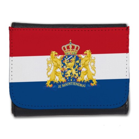 BILLETERA BILLETERO bandera holanda paises bajos gobierno holandes hombre caballero negro monedero