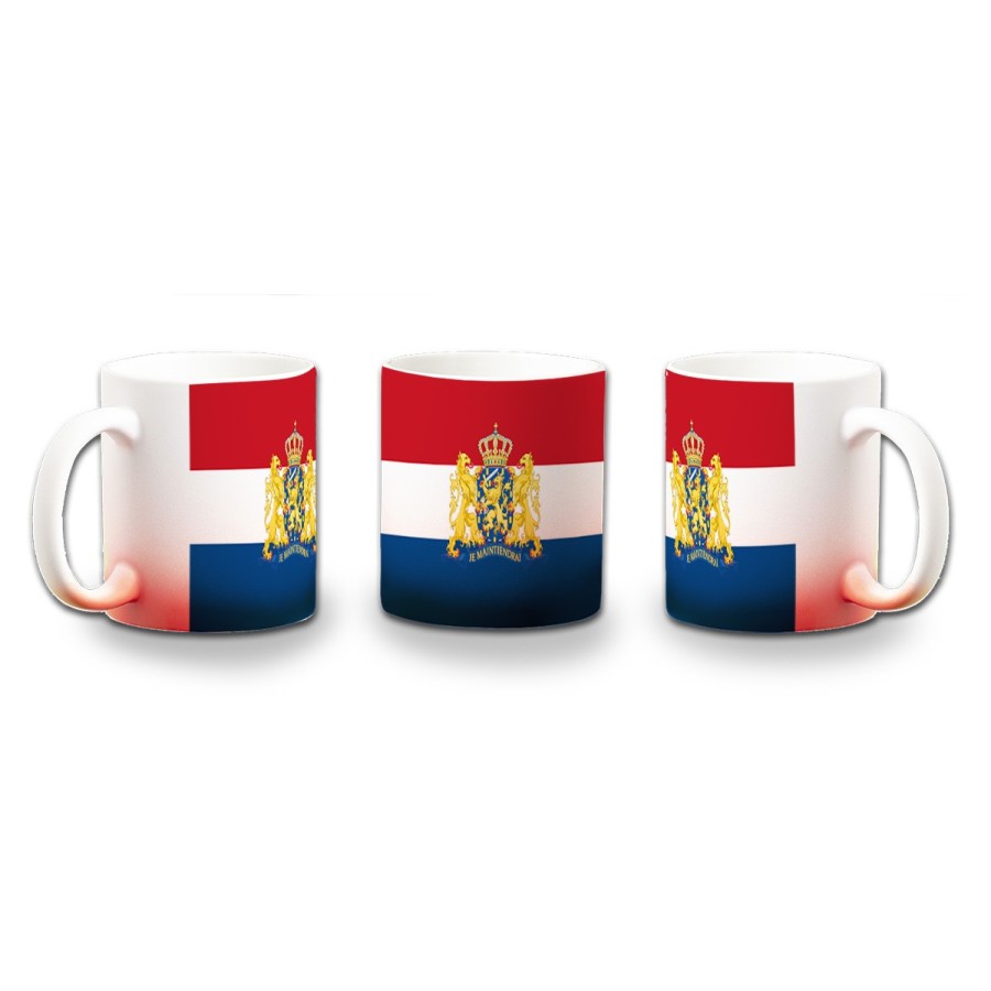 TAZA CON DEGRADADO bandera holanda paises bajos gobierno holandes color personalizada