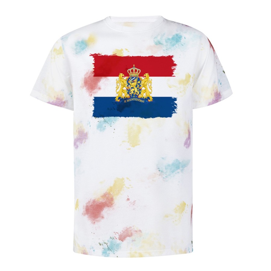 CAMISETA MARCAS COLORES bandera holanda paises bajos gobierno holandes personalizada