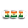 TAZA FOTOLUMINISCENTE bandera india pais gobierno indú indios BRILLA OSCURIDAD