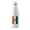 BIDON 700 ML ACERO INOXIDABLE bandera india pais gobierno indú indios tapon seguridad botella