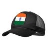 GORRA NEGRA CON REJILLA bandera india pais gobierno indú indios moda deporte