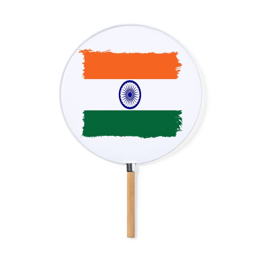 ABANICO ESTILO PAI PAI bandera india pais gobierno indú indios moda primavera verano elegante