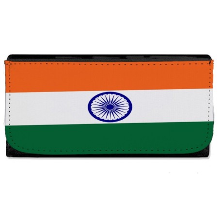 BILLETERA BILLETERO bandera india pais gobierno indú indios mujer señora negro monedero
