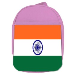 MOCHILA ROSA bandera india...