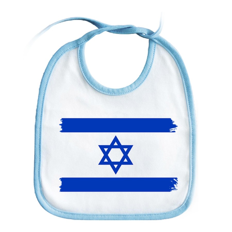 BABERO COLORES bandera israel pais gobierno israelí judíos personalizado bebe