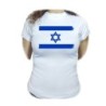 CAMISETA MUJER bandera israel pais gobierno israelí judíos moda personalizada