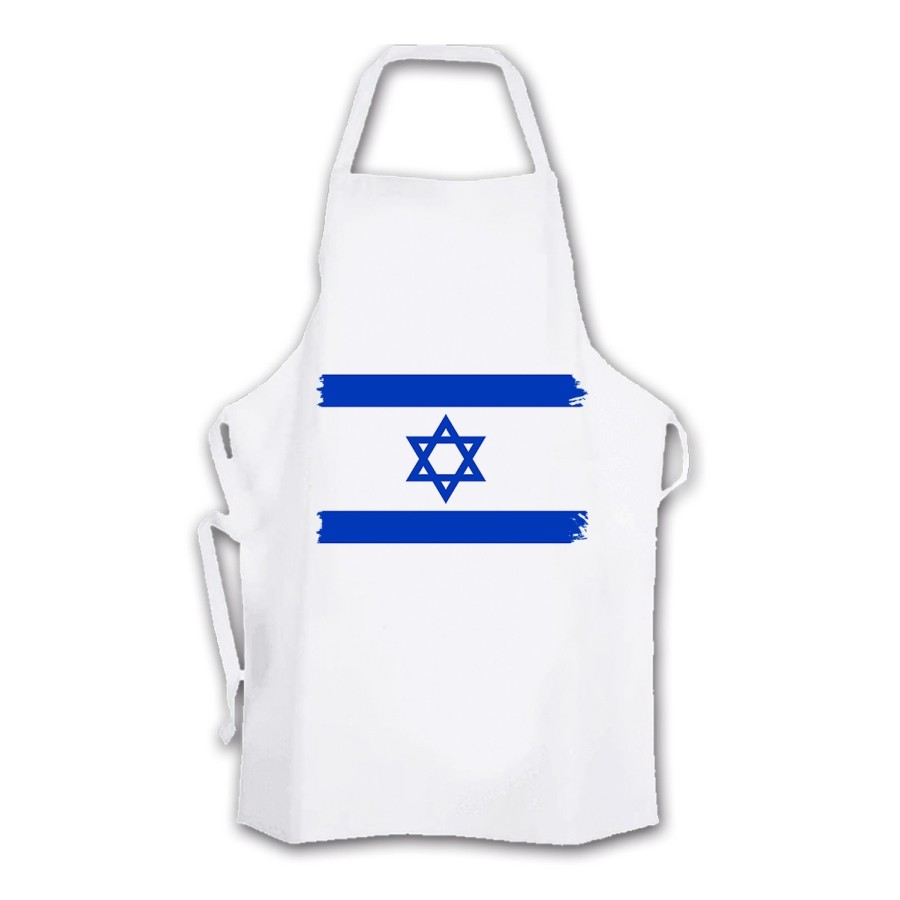 DELANTAL TALLA ADULTO bandera israel pais gobierno israelí judíos cocina personalizado