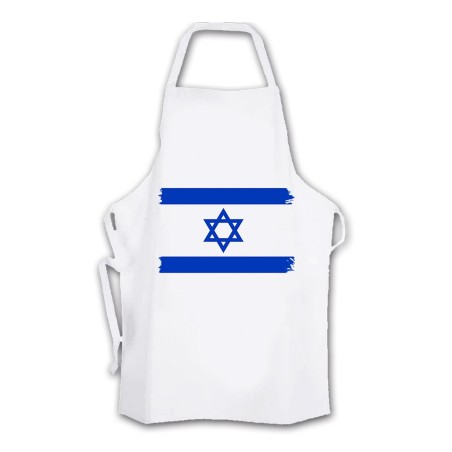 DELANTAL TALLA ADULTO bandera israel pais gobierno israelí judíos cocina personalizado