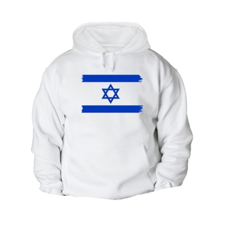 SUDADERA CON CAPUCHA bandera israel pais gobierno israelí judíos CON BOLSILLOS