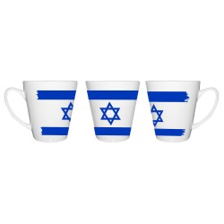 TAZA CÓNICA bandera israel...