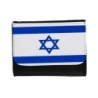BILLETERA BILLETERO bandera israel pais gobierno israelí judíos unisex negro monedero